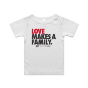 Tiny T-Shirt 'LOVE MAKES A FAMILY'